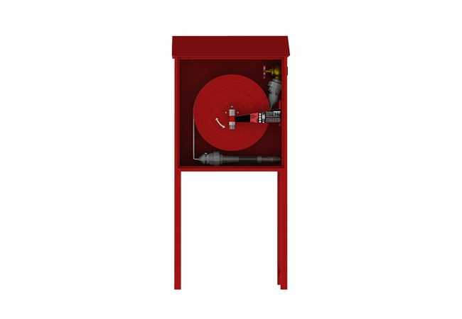 External Model Fire Hose Cabinet, Flat Hose