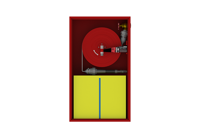 Foam Type Fire Hose Cabinet, Flat Hose