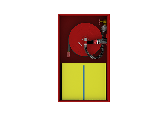 Foam Type Fire Hose Cabinet, Rubber Hose